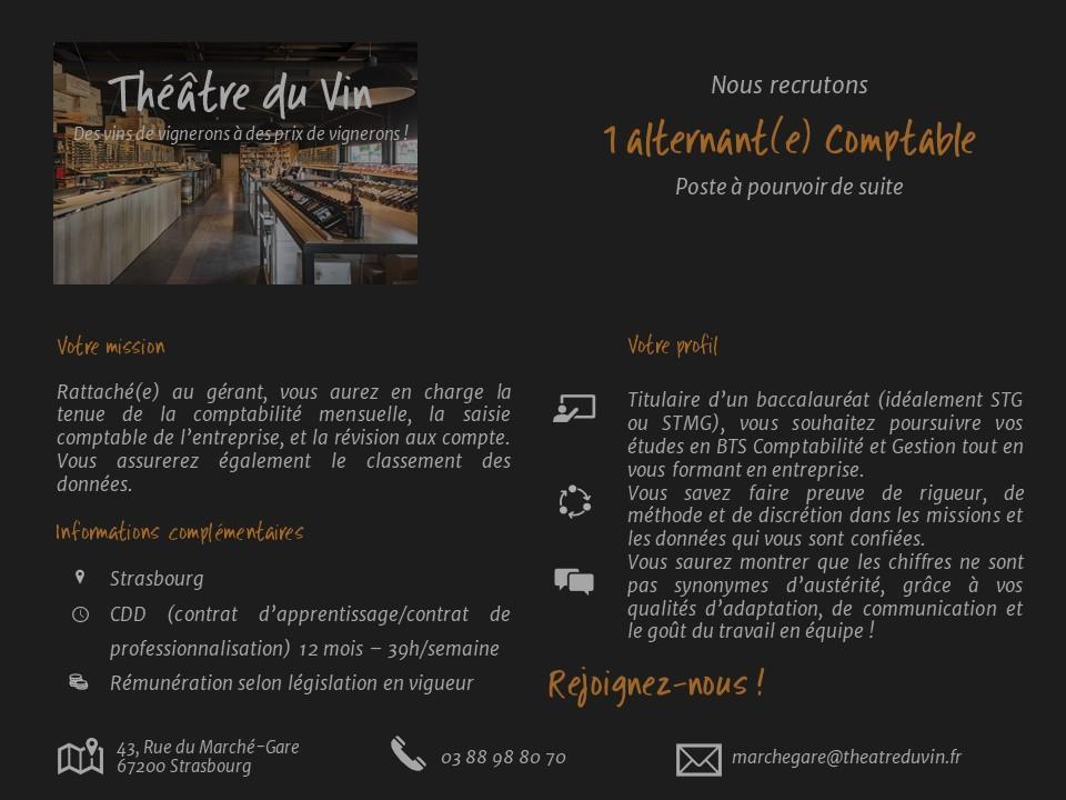 Lire la suite à propos de l’article Offre d’emploi !