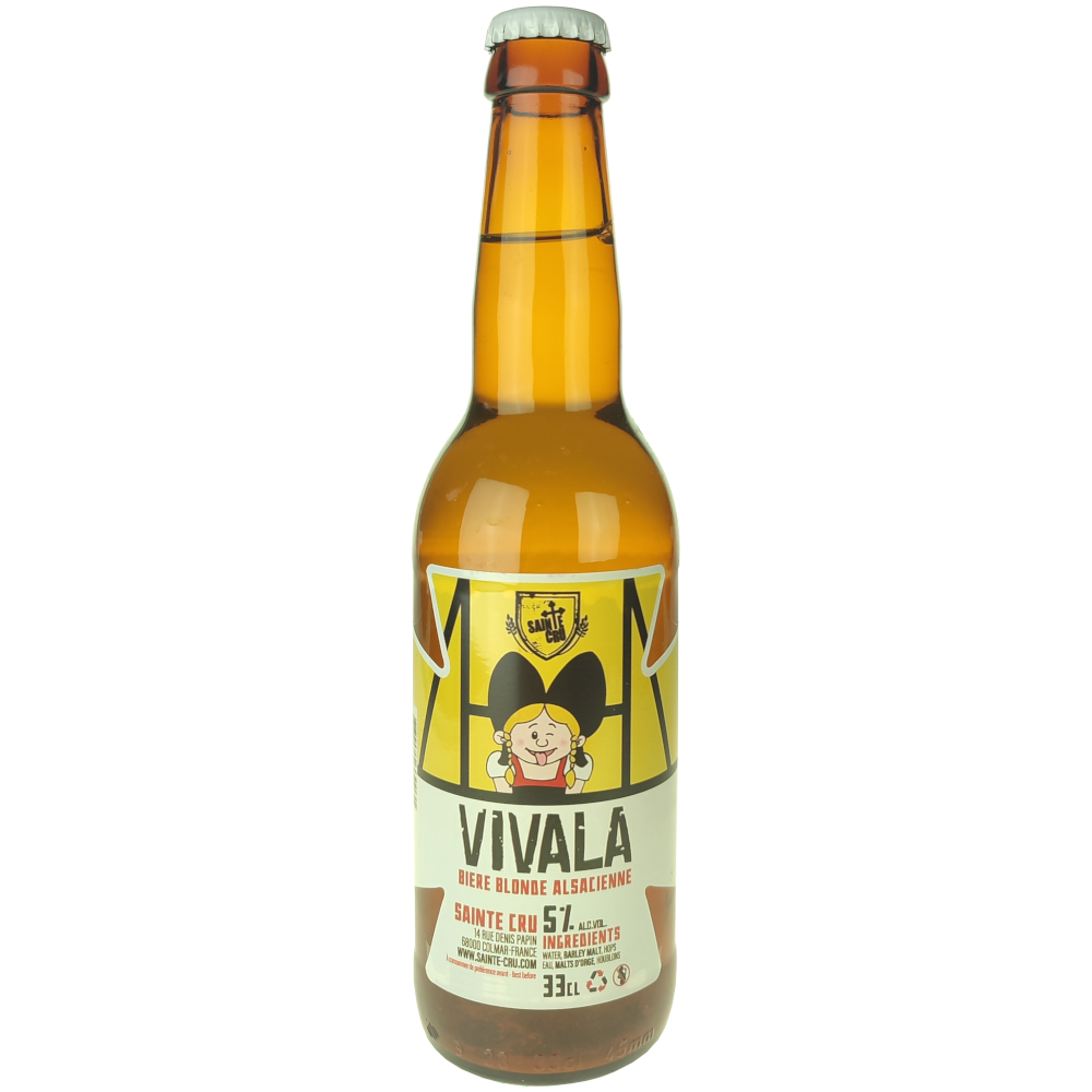 Vivala Bière blonde , Brasserie Sainte Cru 3 Vivala Bière blonde , Brasserie Sainte Cru