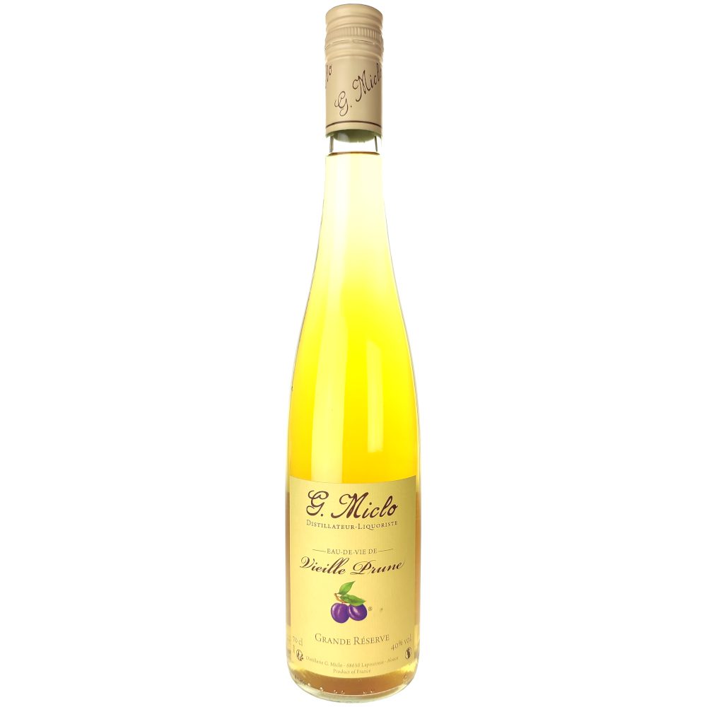 Eau-de-Vie de Vieille Prune Grande Réserve, Distillerie Miclo 3 Eau-de-Vie de Vieille Prune Grande Réserve, Distillerie Miclo