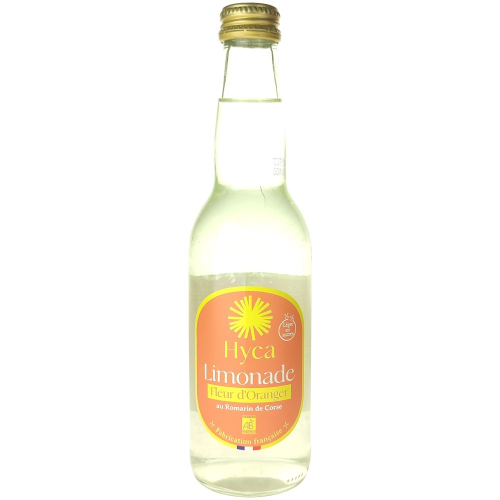 Limonade Fleur d'Oranger au Romarin de Corse, Hyca 3 Limonade Fleur d'Oranger au Romarin de Corse, Hyca