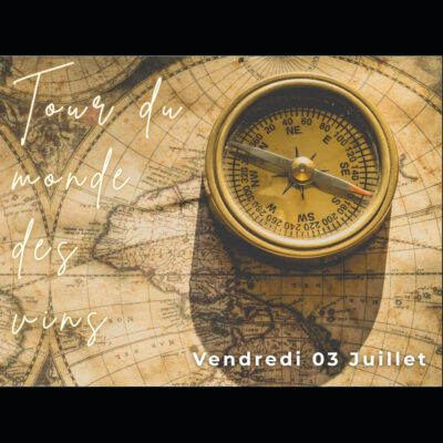 Le 03/07/2026, Soirée dégustation à Colmar – Tour du Monde des vins