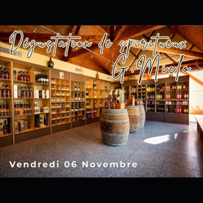 Le 06/11/2026, Soirée dégustation à Colmar – Dégustation de spiritueux, G. Miclo