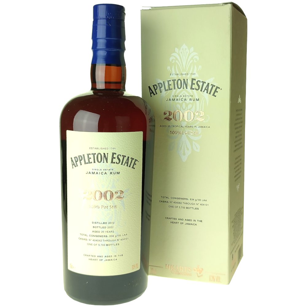 Appleton Estate Hearts Collection 2002 100% Pot Still, Jamaica Rum 3 Appleton Estate Hearts Collection 2002 100% Pot Still, Jamaica Rum