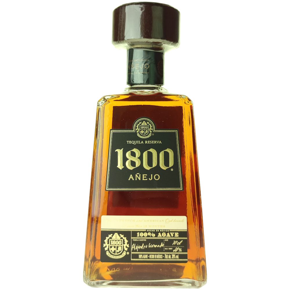 Tequila anejo, Distillerie 1800 3 Tequila anejo, Distillerie 1800