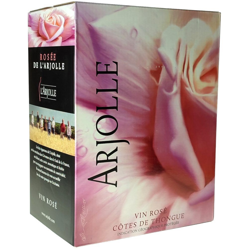 IGP Côtes de Thongue Rosé de L'Arjolle BIB 5L, Domaine de L'Arjolle 3 IGP Côtes de Thongue Rosé de L'Arjolle BIB 5L, Domaine de L'Arjolle