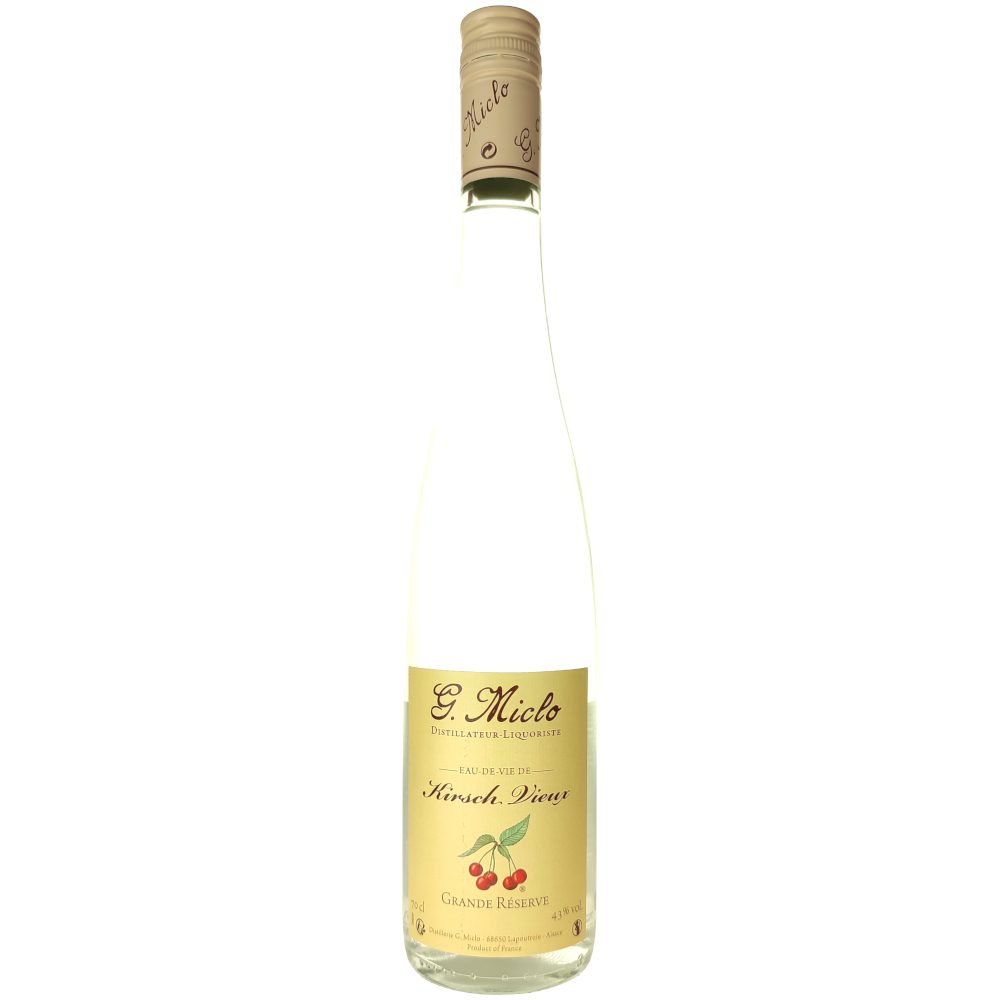 Eau-de-Vie de Kirsch Vieux Grande Réserve, Distillerie Miclo 3 Eau-de-Vie de Kirsch Vieux Grande Réserve, Distillerie Miclo