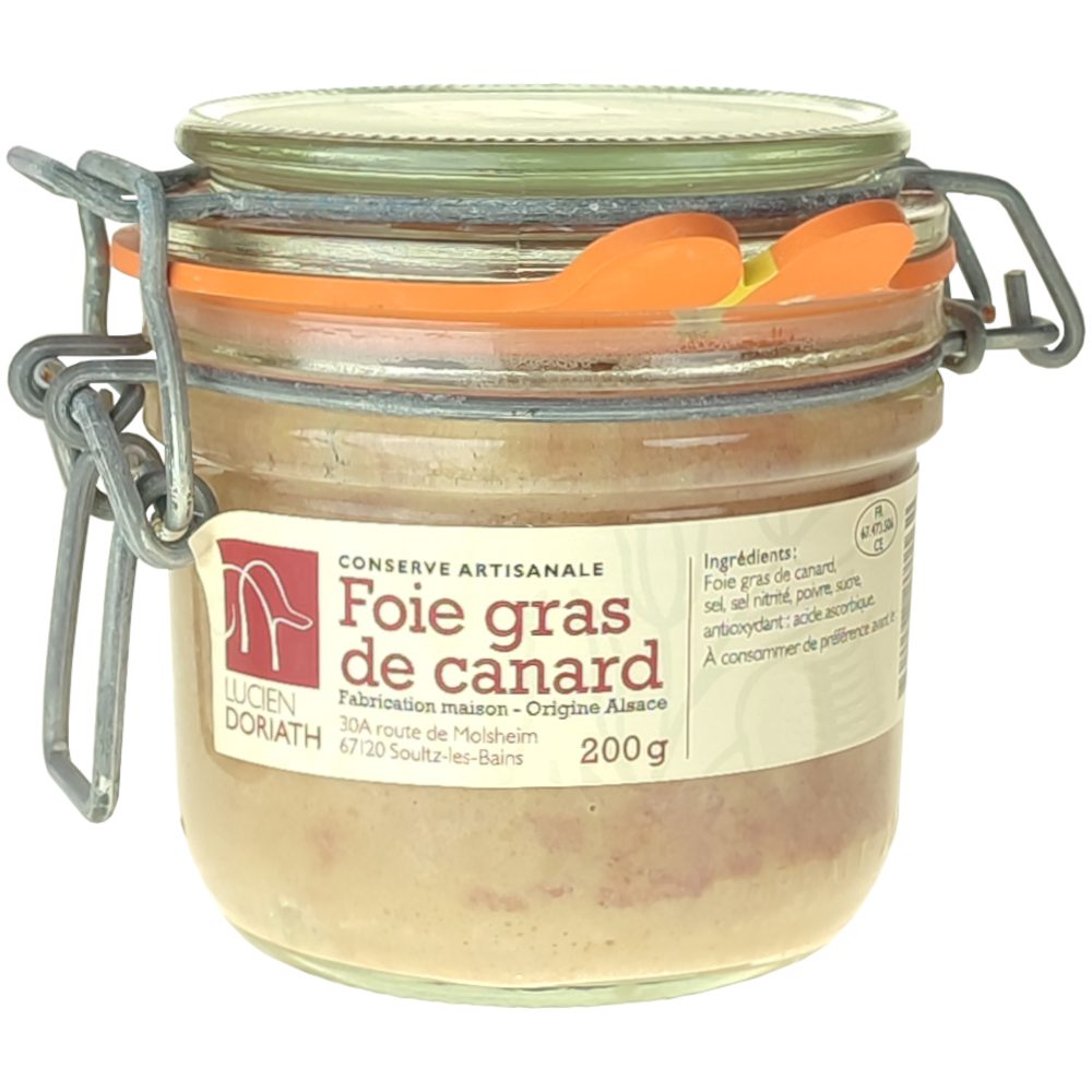 Foie Gras Canard 200g Bocal, Lucien Doriath 3 Foie Gras Canard 200g Bocal, Lucien Doriath